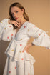 Ola Dress Bordado Cherry Picante